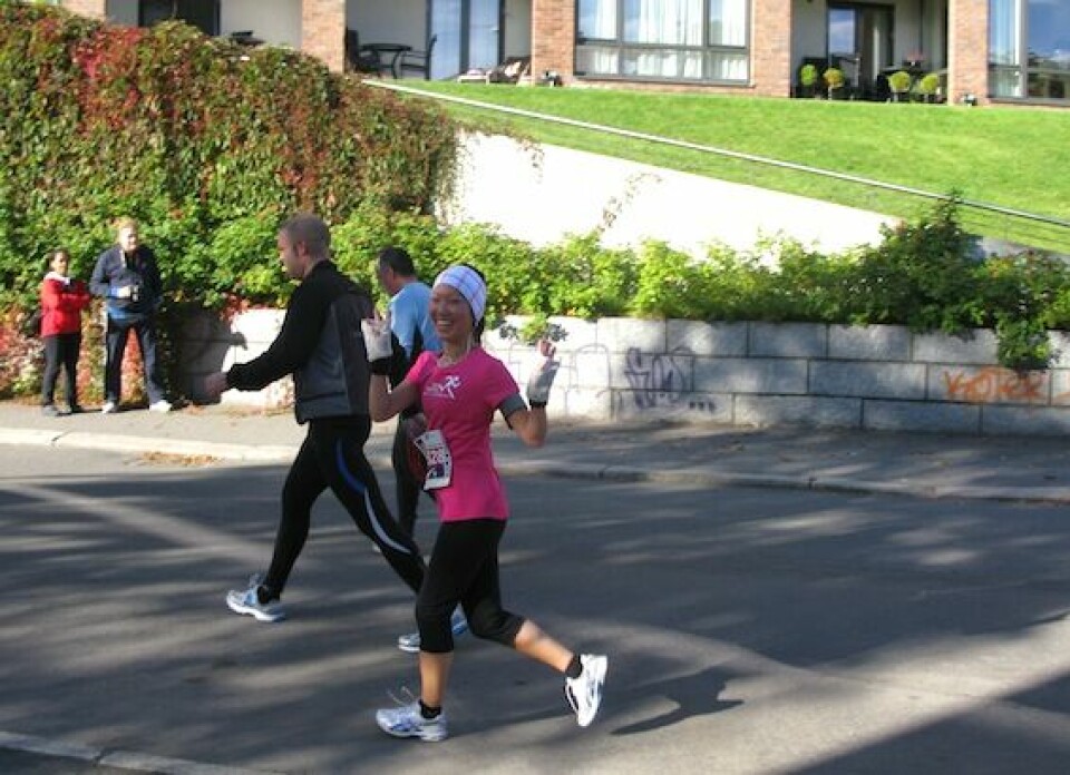 Hanne E. Andersen maratondebutant