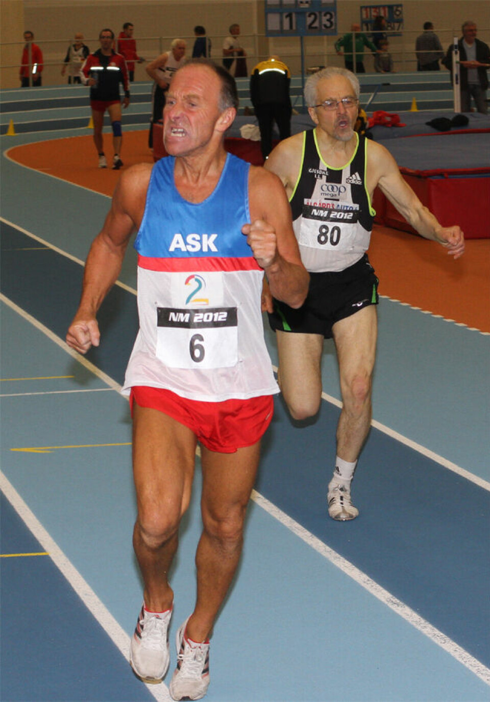 Gode tider på 800 m i veteran-NM