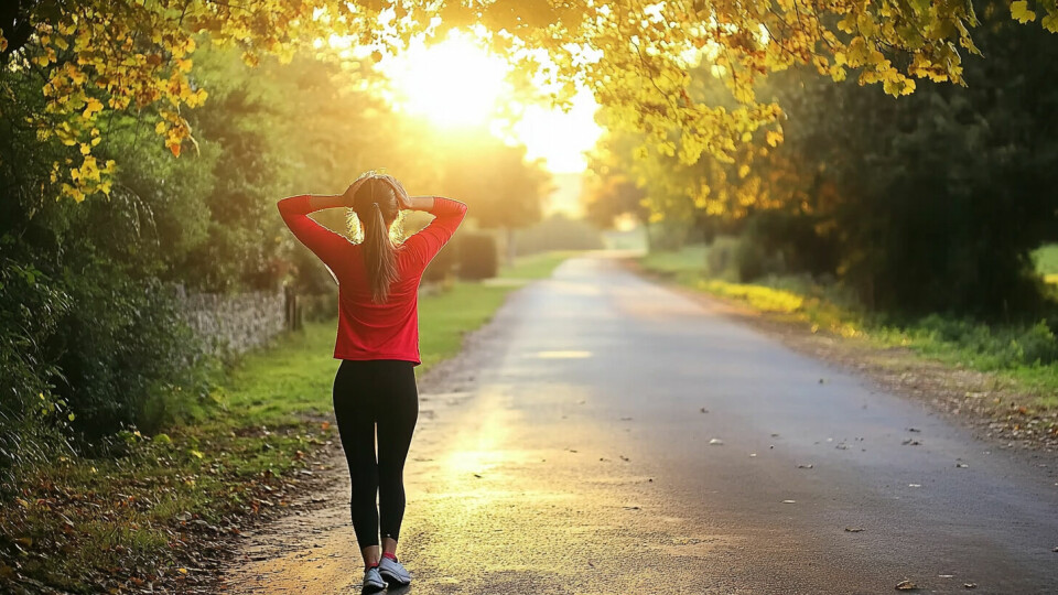 Run-Walk-metoden: Løp smart, og kanskje skadefritt autumn-woman-run-walk.jpg