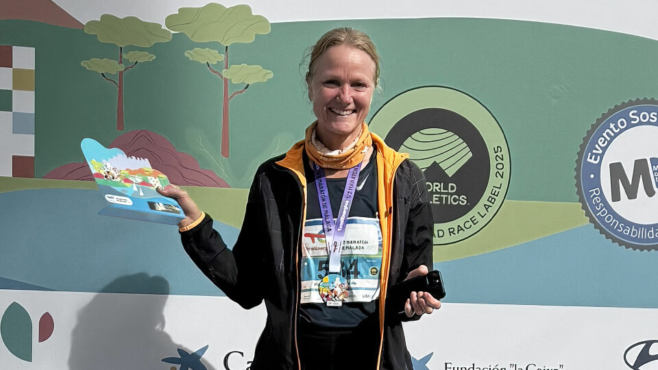 Hanna Blom Breivik var en av 94 norske løpere i Malaga halvmaraton i dag. Hun løp et godt løp, som holdt til klar klasseseier. (Foto: privat) Hanna Blom Breivik var en av 94 norske løpere i Malaga halvmaraton i dag. Hun løp et godt løp, som holdt til klar klasseseier. (Foto: privat)