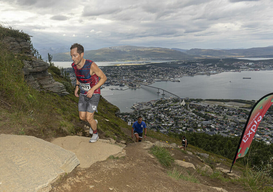 Færø Linde og Håkansson er våre favoritter i NM terrengultra i Tromsø 26. august Eirik Dagssønn Haugsnes fortsetter å imponere stort oppover fjellsidene. I forrige uke tok han sin 10. seier i Explo Ekstremløpet. (Foto: Midtnight Sun Marathon v/Zoltan Tot)