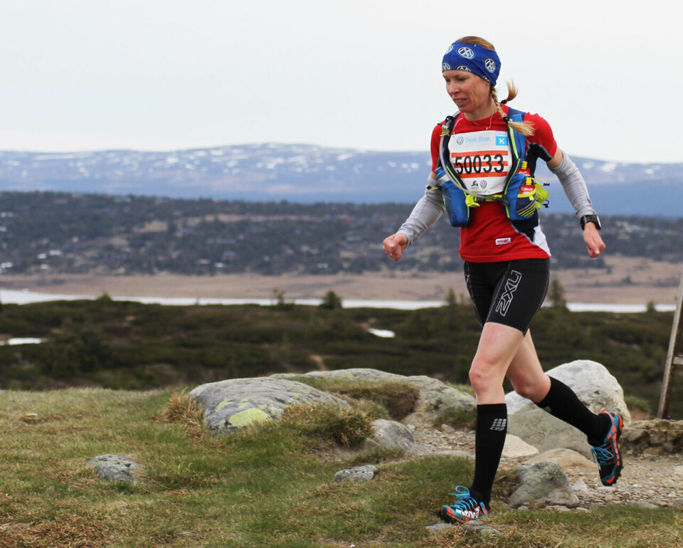 45-åringen trener for terrengultra, men klarer 3.35-fart på 5 km Elise_Hay Oppsahl_Birken_2015_foto_Rolf_Bakken.jpg
