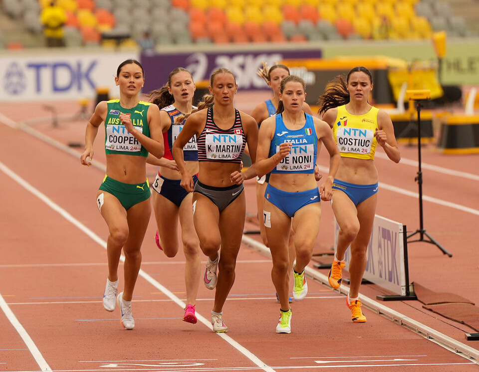 Marte Hovland rauk ut, Malin Hoelsveen vidare på 800 meter i VM A7406859.jpg