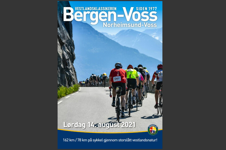 Etter både avlysning og utsettelse kan endelig syklistene få sette av gårde på turrittet Bergen - Voss. Etter både avlysning og utsettelse kan endelig syklistene få sette av gårde på turrittet Bergen - Voss.