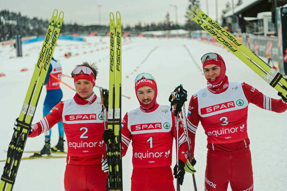 Bronse til Tuva Anine Brusveen-Jensen i junior-VM i langrenn Lygna-russisk-pall-U23-menn-foto-arrangoren.jpg