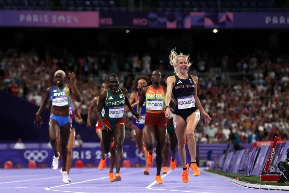 Keely Hodgkinson kunne endelig krones på 800 meter Keely Hodgkinson_måljubel.jpg