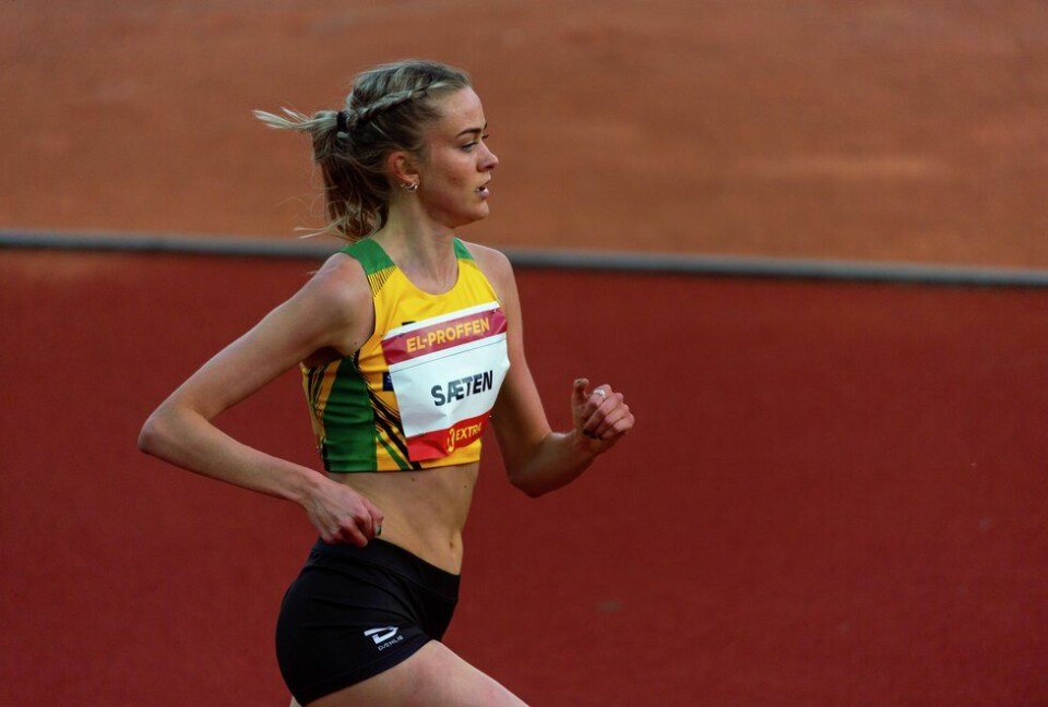 Svært god løping første dag av Norgeslekene Bislett - Night of Highlights - 1500m kvinner - Amalie Manshaus Sæten