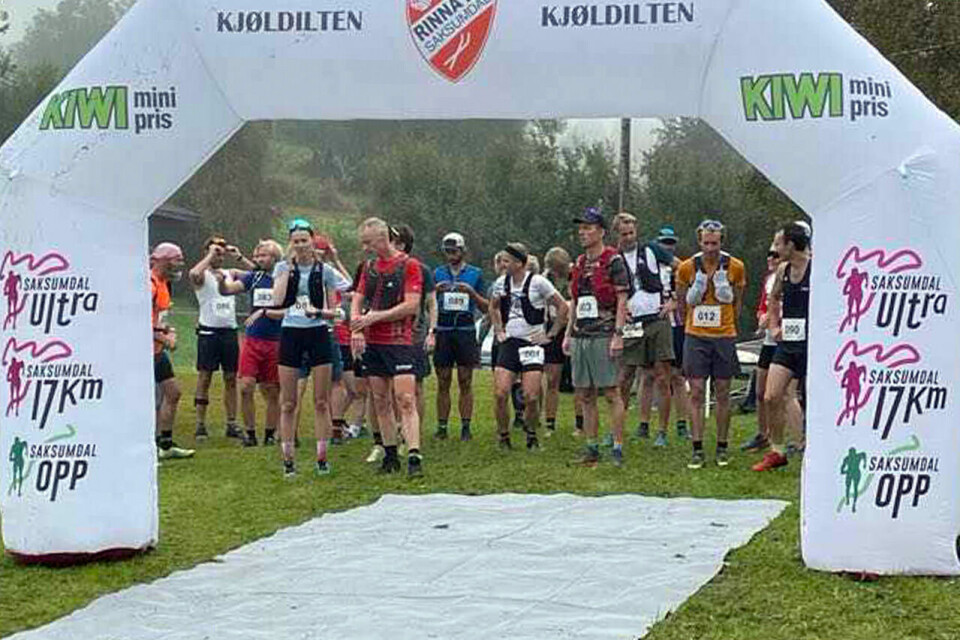 Det nærmer seg start for Saksumdal Ultra. (Foto: Arrangøren) Det nærmer seg start for Saksumdal Ultra. (Foto: Arrangøren)