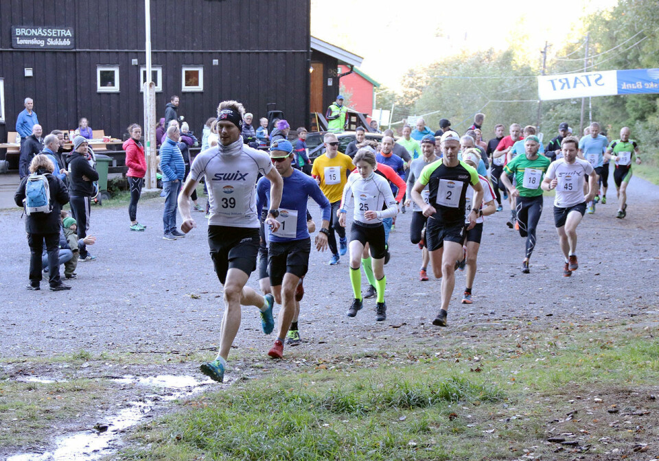 Eirik Johannessen la seg i tet direkte ut fra start, og der ble han. (Foto: Runar Gilberg) Eirik Johannessen la seg i tet direkte ut fra start, og der ble han. (Foto: Runar Gilberg)