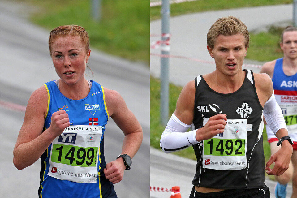 Eli Anne Dvergsdal og Lars Lunde var best på Knarvikmilas 5 km Dvergsdal_Lunde_2