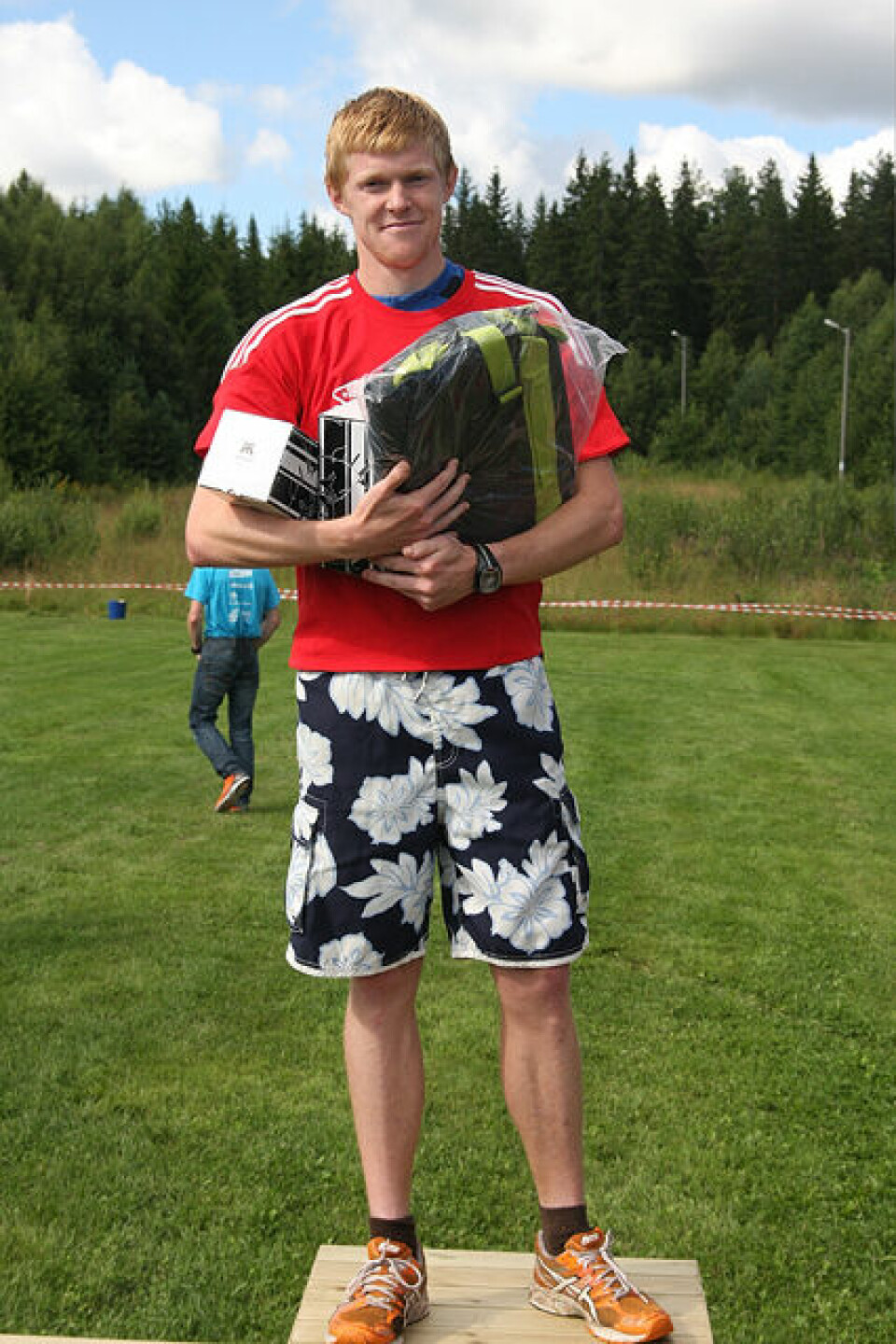 Sterke sololøp i skogen Halvmaraton_Harald_Solhaug_Naess_premier