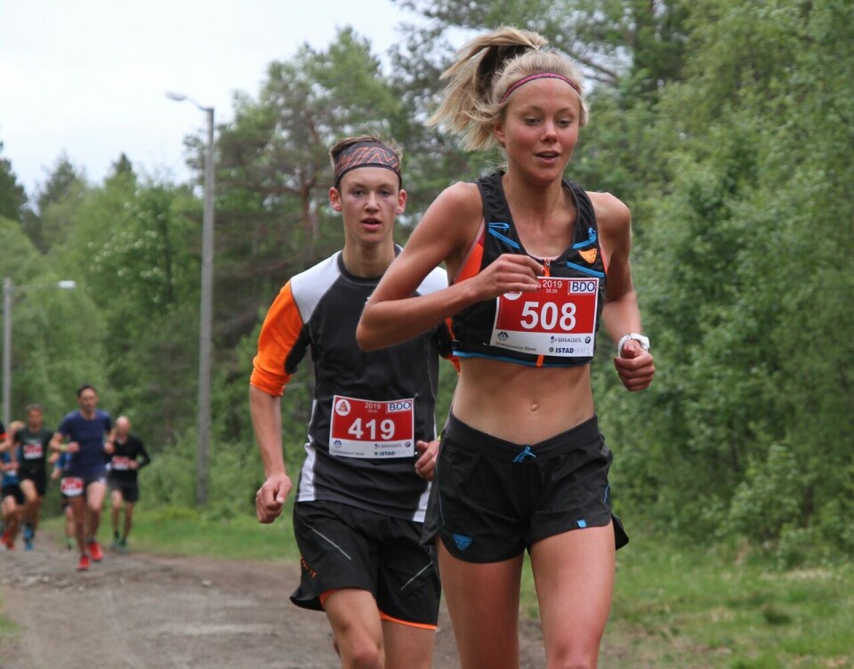Johanna Åström og Kjell Magnar Berli vant Molde7topper Start_Johanna_Aastroem