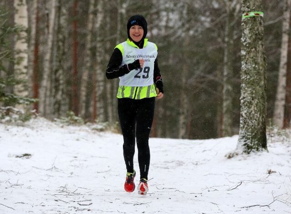 Sterk tid på 100-miles av Therese Falk som vant Arctic Ultra Therese_Flk