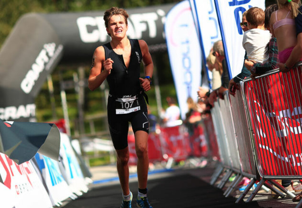 Emil Wiig med Birkebeiner-trippelen som et av sesongens store mål Emil_Wiig_Mot_Maal_Oslo_Triathlon_2016.jpg