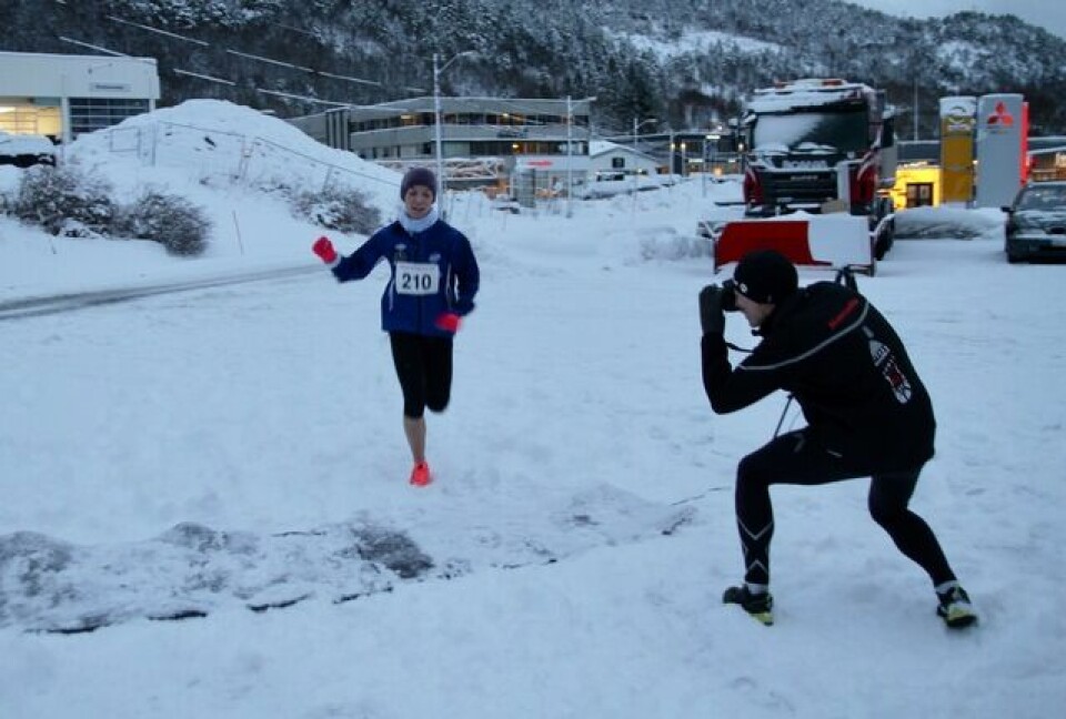 Endelig vinter i Ålesund vinterkarusell Linda_Hovde_and Martin_fotograf