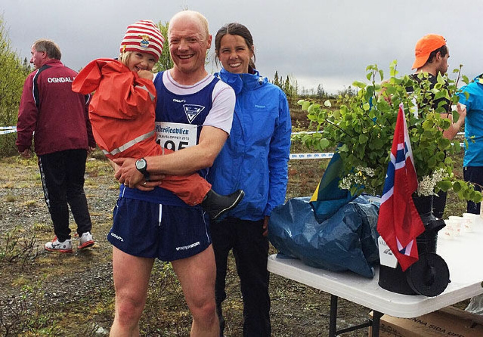 Stian og Marie Stensland er klare for St.Olavsloppet Foto: Alaska Salmon Runners Stian og Marie Stensland er klare for St.Olavsloppet Foto: Alaska Salmon Runners