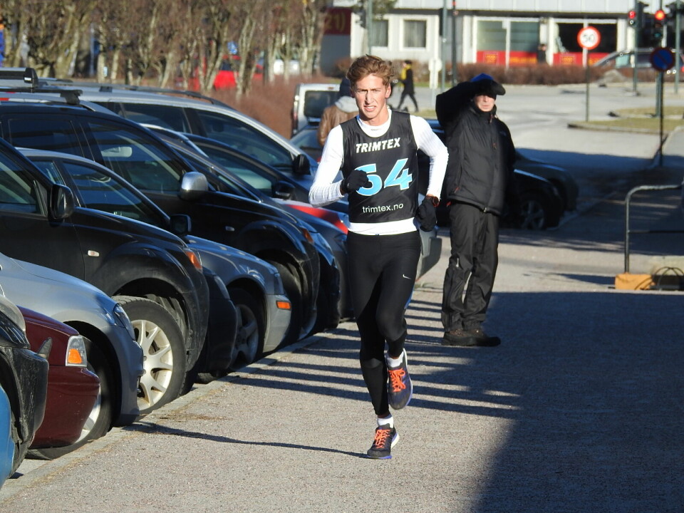 Junioren Kristian Tjørnhom imponerte i Vest-Agders vinterkarusell denne helgen (foto: Ivar Gogstad). Junioren Kristian Tjørnhom imponerte i Vest-Agders vinterkarusell denne helgen (foto: Ivar Gogstad).