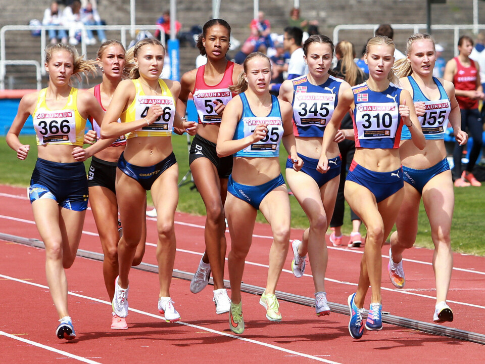 Ingeborg Østgård spurtet inn til enda en seier - vant også 800 m - OPPDATERT 800m_U20_kvinner_350m_rusletempo_tele_AZ3T9298.jpg