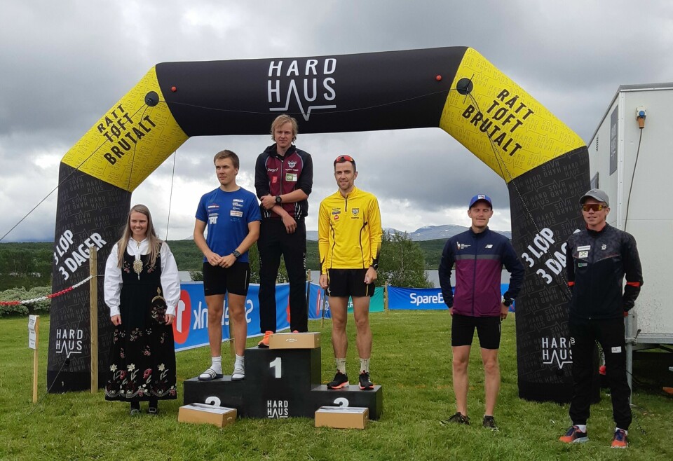Kamp om 200 startplasser da Riasten Rundt ble eneste løp i Hardhausen Pallen_herrer.jpg