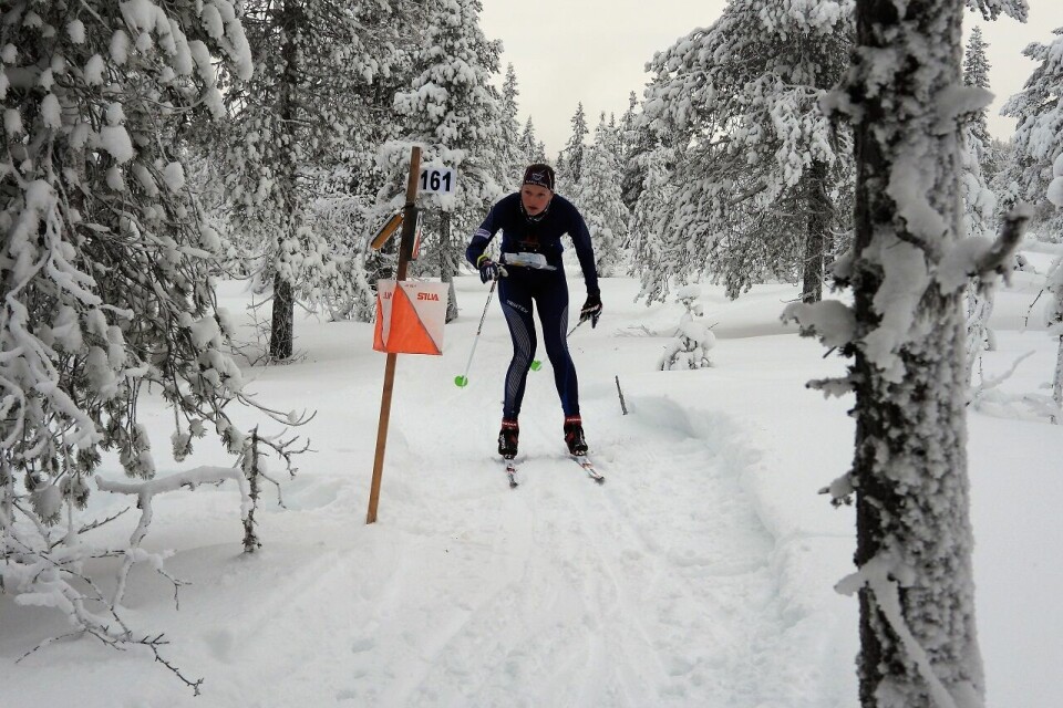 Baklid og Ulvensøen vant mellomdistansen under Ski-o-treff på Gåsbu Anna Ulvens¢en vant D21.jpg