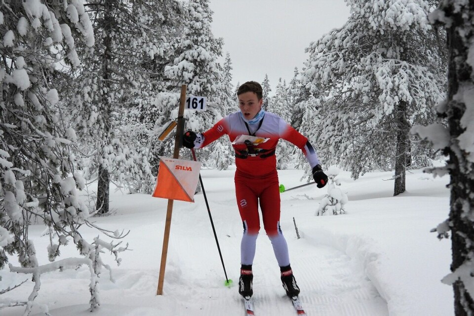 Baklid og Ulvensøen vant mellomdistansen under Ski-o-treff på Gåsbu Lars Lien vant H17-20.jpg