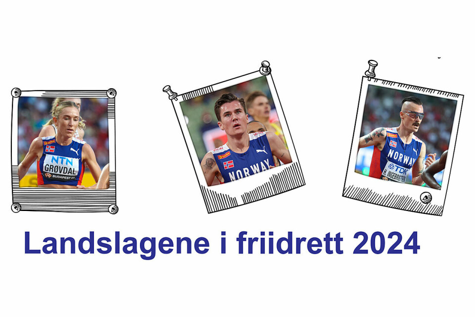 Noen av de løperne som vi finner bak lukene til Friidrettsforbundet er Karoline Bjerkeli Grøvdal, Jakob Ingebrigtsen og Henrik Ingebrigtsen. (Foto/montasje: Arne Dag Myking) Noen av de løperne som vi finner bak lukene til Friidrettsforbundet er Karoline Bjerkeli Grøvdal, Jakob Ingebrigtsen og Henrik Ingebrigtsen. (Foto/montasje: Arne Dag Myking)