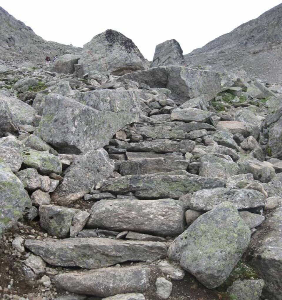Betre løype med ny Skålasti 640_NyetrapperMotSkaret_1275moh_FotoChrPrestegaard