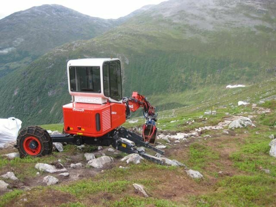 Betre løype med ny Skålasti 640_Minigravemaskin_FotoChrPrestegaard