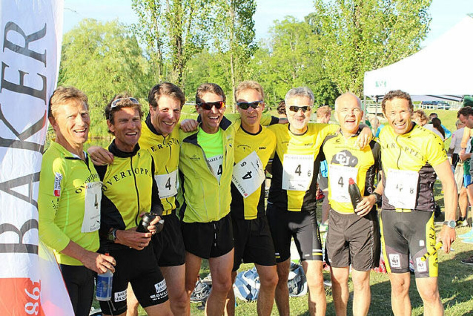 Stafettglede da 'Teamene' løp rundt og rundt Smestaddammen Overtoppen_640.jpg