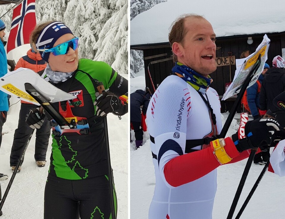 Vinnere av D21/H21 søndag - som lørdag: Evine Westli Andersen og Lars Hol Moholdt. (Foto: Stein Arne Negård) Vinnere av D21/H21 søndag - som lørdag: Evine Westli Andersen og Lars Hol Moholdt. (Foto: Stein Arne Negård)
