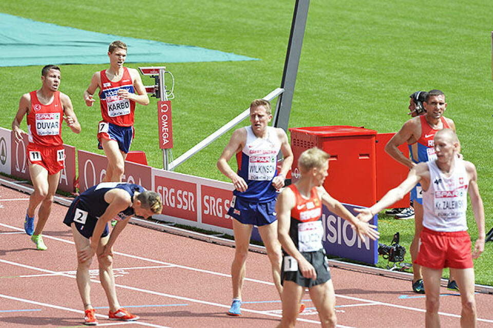 Tom Erling Kårbø løp opp mot sitt beste, men røk ut 3000-hinder-heat1-maalgang_D4N0922.jpg