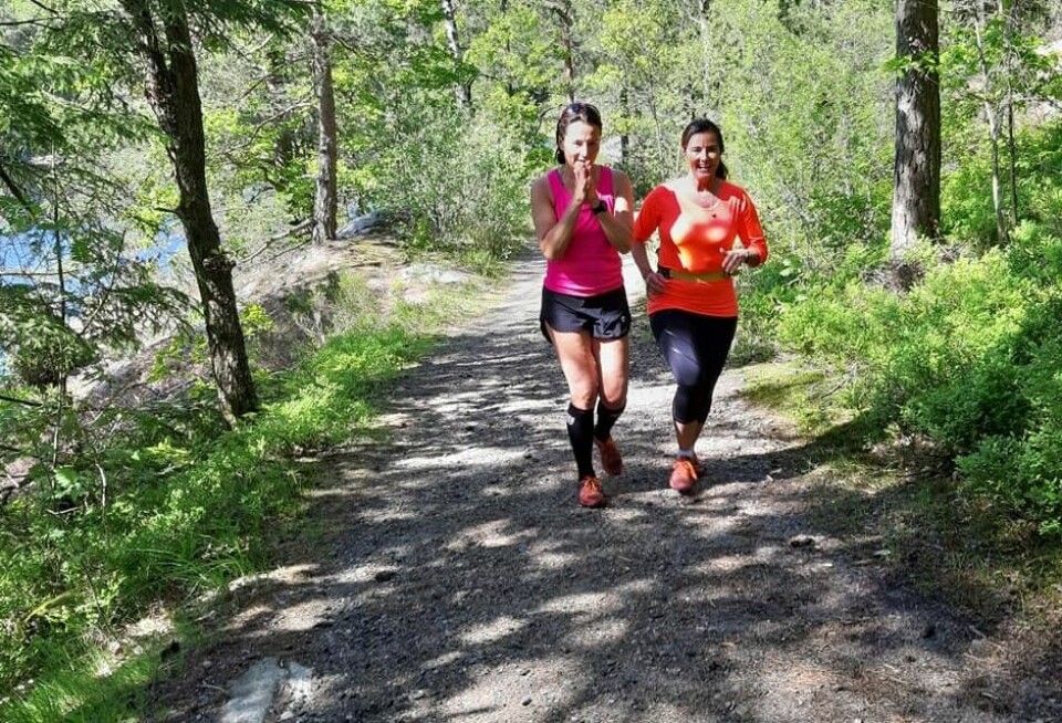 Løpsværet var fint og løperne trivdes i Hvitløypa. (Foto: Arild Vehus) Løpsværet var fint og løperne trivdes i Hvitløypa. (Foto: Arild Vehus)