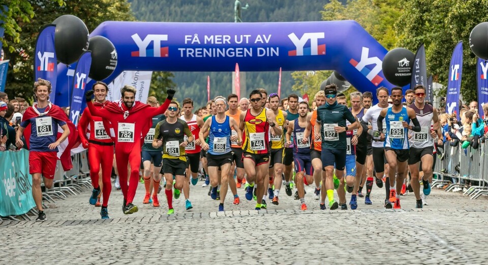 Rekordstort Trondheim Maraton med 67 % deltagervekst Starten_maraton.jpg