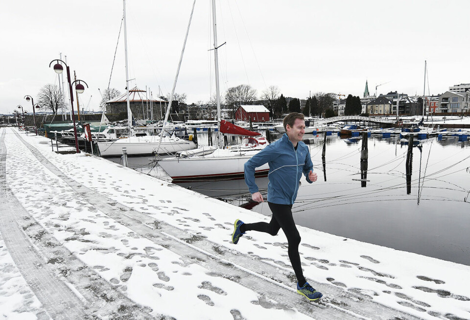 16 år etter at han la opp satsingen som løper, holder Marius Bakken seg i god form og løper vanligvis tre ganger i uka. (Foto: Bjørn Johannessen) 16 år etter at han la opp satsingen som løper, holder Marius Bakken seg i god form og løper vanligvis tre ganger i uka. (Foto: Bjørn Johannessen)