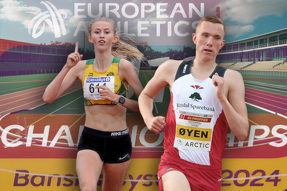 Wilma Anna Bekkemoen Torbiörnsson og Magnus Øyen er to av våre lovende utøvere som skal til u18-EM i Slovakia. (Foto: Arne Dag Myking / montasje: Tom-Arild Hansen) Wilma Anna Bekkemoen Torbiörnsson og Magnus Øyen er to av våre lovende utøvere som skal til u18-EM i Slovakia. (Foto: Arne Dag Myking / montasje: Tom-Arild Hansen)