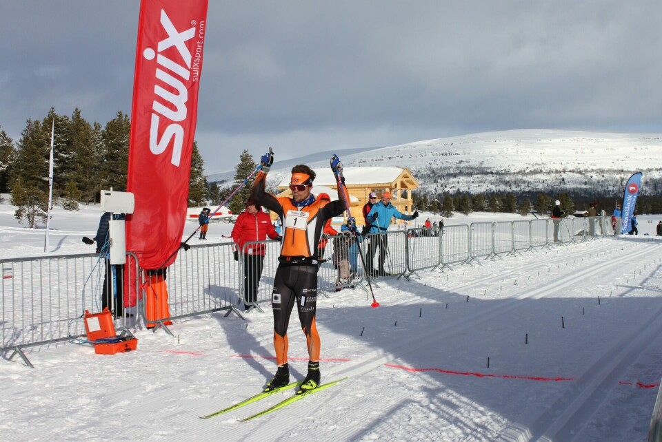 Haakon Holden da han staket inn til seier i Fuusjøen Rundt-rennet i februar. (Foto fra Furusjøen Rundts facebookside) Haakon Holden da han staket inn til seier i Fuusjøen Rundt-rennet i februar. (Foto fra Furusjøen Rundts facebookside)