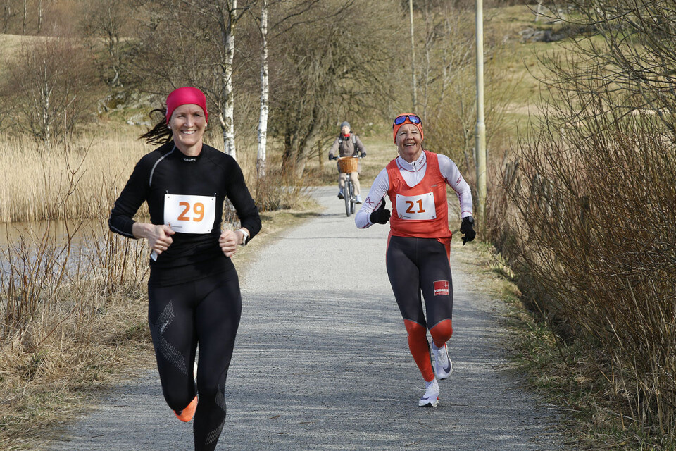 Gro Anita Imsland og Rønnaug Skille ble nummer 2 og 1 på maratondistansen i Stokkaløpet. (Alle foto: Turid Veggeland) Gro Anita Imsland og Rønnaug Skille ble nummer 2 og 1 på maratondistansen i Stokkaløpet. (Alle foto: Turid Veggeland)