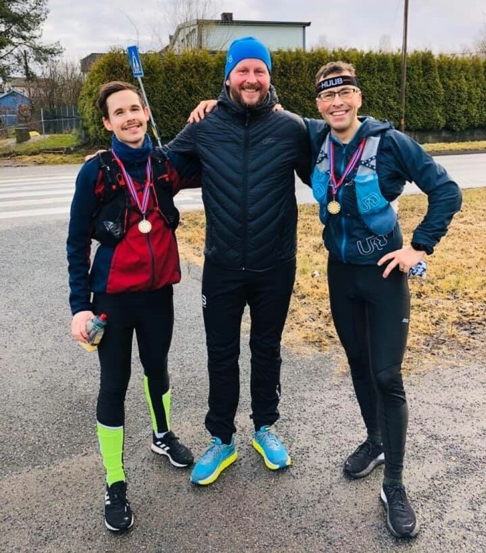 Gunneklev Ultra - årets første norske ultraløp Svein-Erik_Bakke_Magnus_Thorud_og_Tom_Benjaminsen.jpg