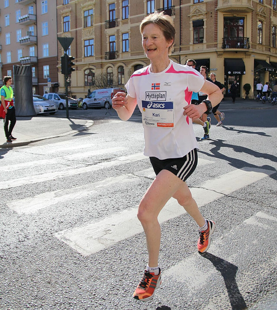 Sentrumsløpet 2018: Familien Haugens store dag 6km_passering_Kari_Langerud_vinner_5559_IMG_3845.jpg