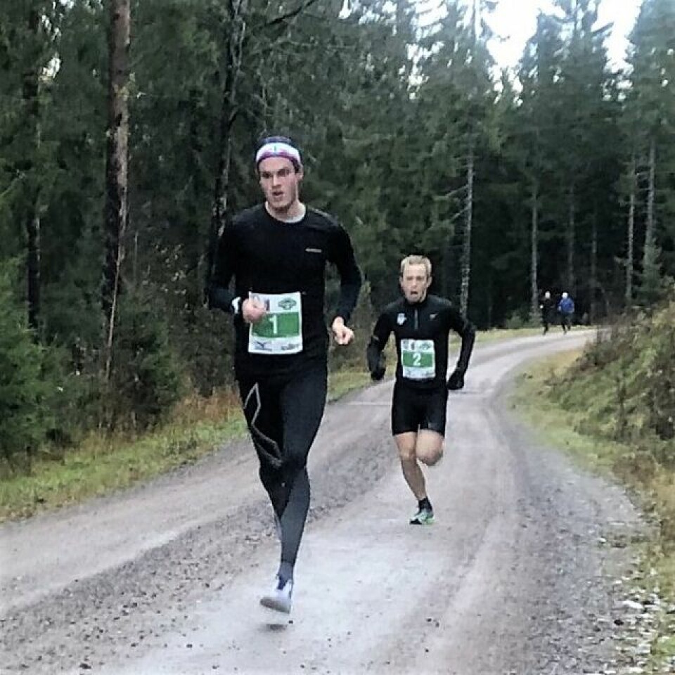 Karoline Rud og Karl Fremstad best i Nordmarka skogsmaraton Tetduoen.jpg