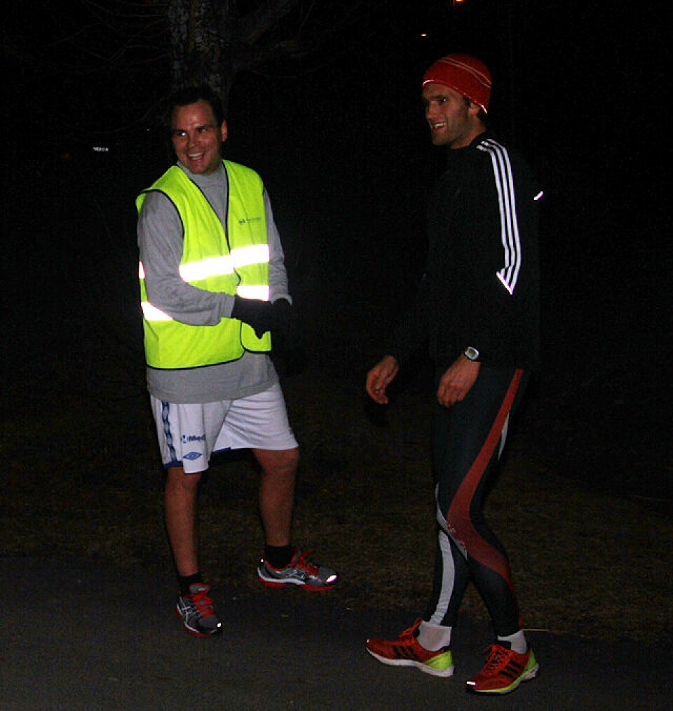 Vinterjogg med alt på det tørre