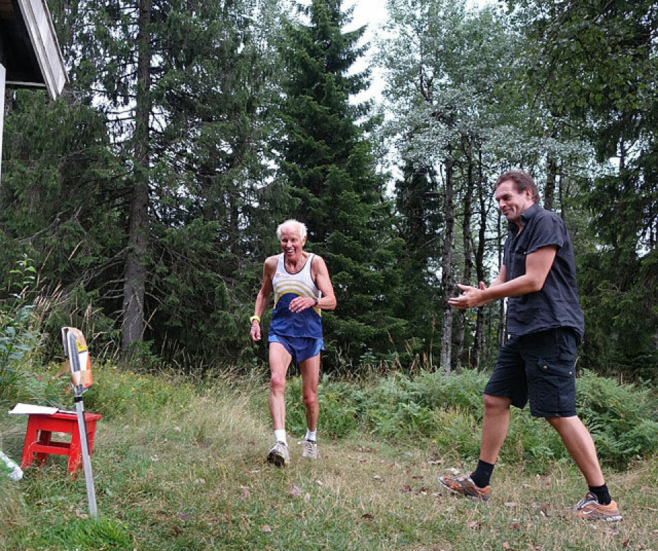 96 løp det sjette Sellanrå Opp under gode løpsforhold Loper_moeter_arrangoer_DSC00745.jpg