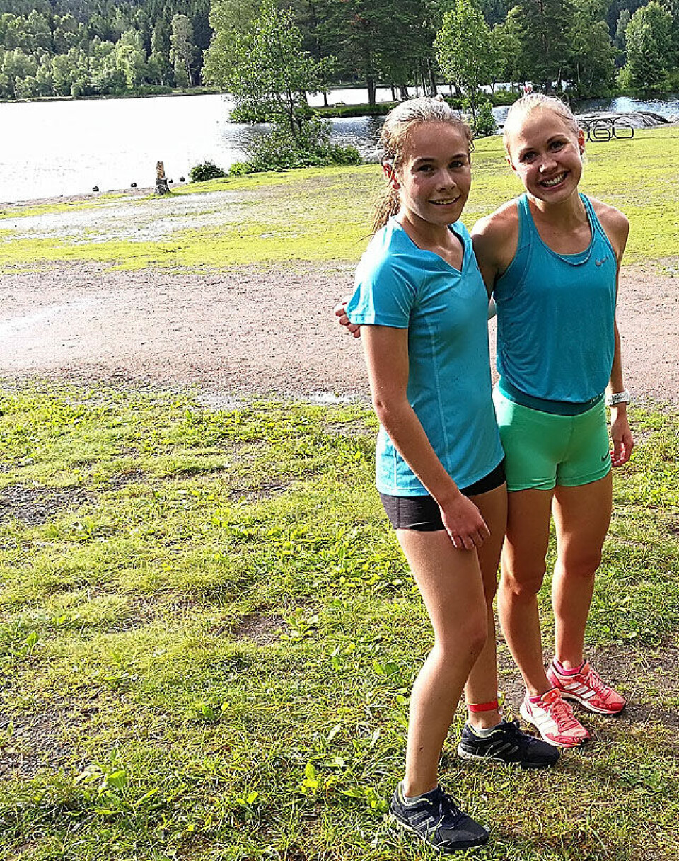 Solregn over feriepreget Sognsvann 1og2_1runde_Ines_Aloy_Liselerud_Helene_Melsom_IMG_20170712_181258.jpg