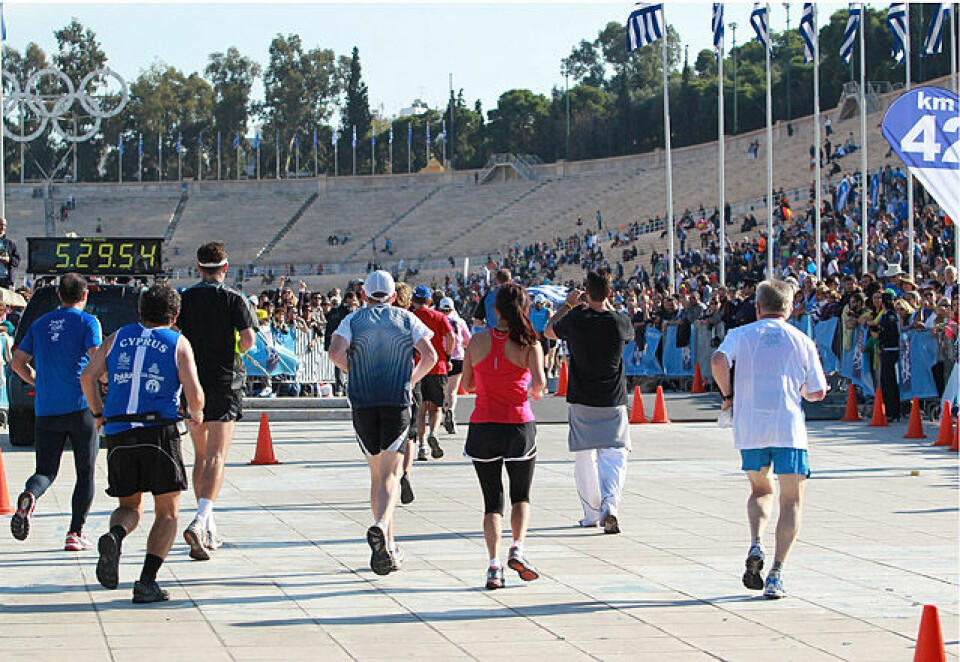 Den store maratonopplevelsen i Aten