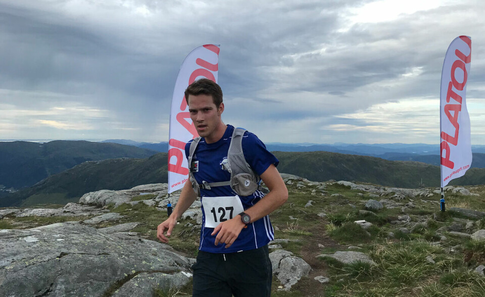 Espen Roll Karlsen var raskest under Dyrdalsrunden sist, her på løypens høyeste punkt Espen Roll Karlsen var raskest under Dyrdalsrunden sist, her på løypens høyeste punkt