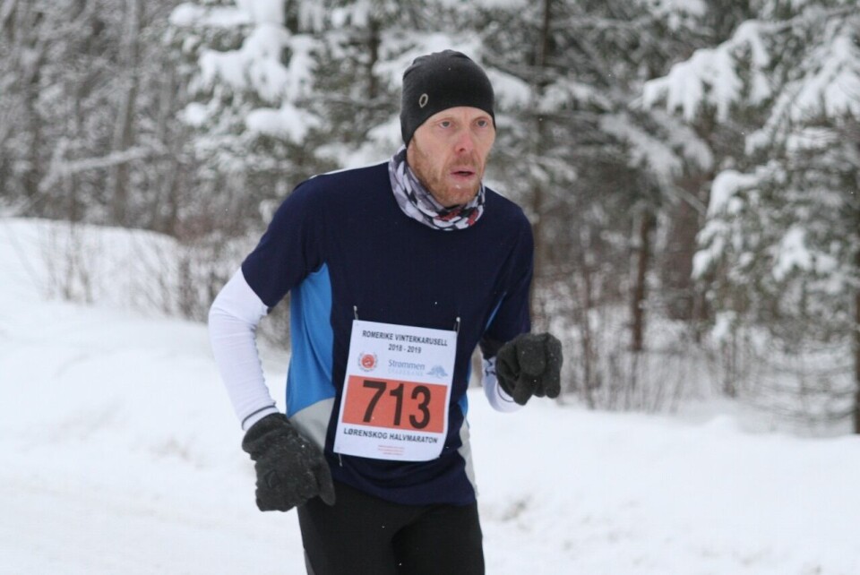 Ole Morten Korsmo var raskest i det 8. løpet i Vinterkarusellen på Romerike. Bildet er fra Haga 2019 da det var mer vinterlige forhold. (Foto: Olav Engen) Ole Morten Korsmo var raskest i det 8. løpet i Vinterkarusellen på Romerike. Bildet er fra Haga 2019 da det var mer vinterlige forhold. (Foto: Olav Engen)