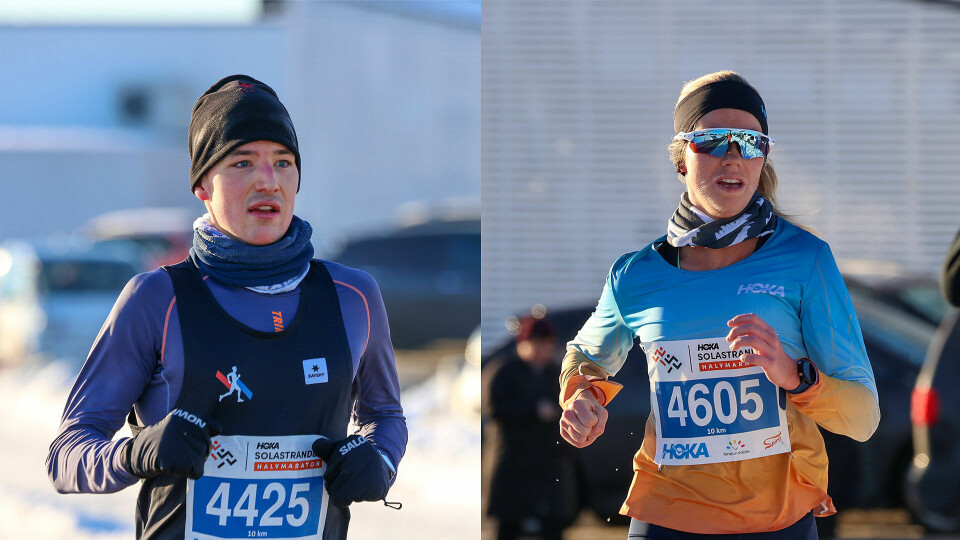 Lars Stømer Grøsvik og Kristine Lande Dommersnes tok begge klare seire på 10 km. (Alle foto: Arne Dag Myking) Lars Stømer Grøsvik og Kristine Lande Dommersnes tok begge klare seire på 10 km. (Alle foto: Arne Dag Myking)