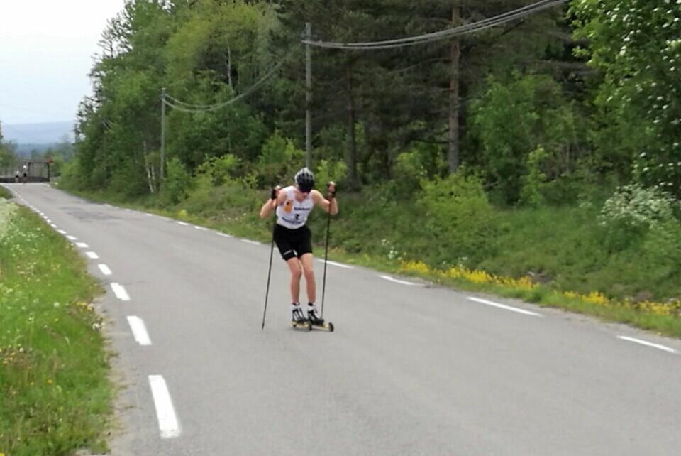 Stian Fedreheim på Hovindberget som førstemann torsdag. (Foto: Trond Ole Myrvold) Stian Fedreheim på Hovindberget som førstemann torsdag. (Foto: Trond Ole Myrvold)