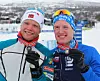 Kjelsås tok gullet: Eirik Brandsdal og Øyvind Moen Fjeld kan mer enn å langt på ski. (Foto: Kjell Vigestad)
