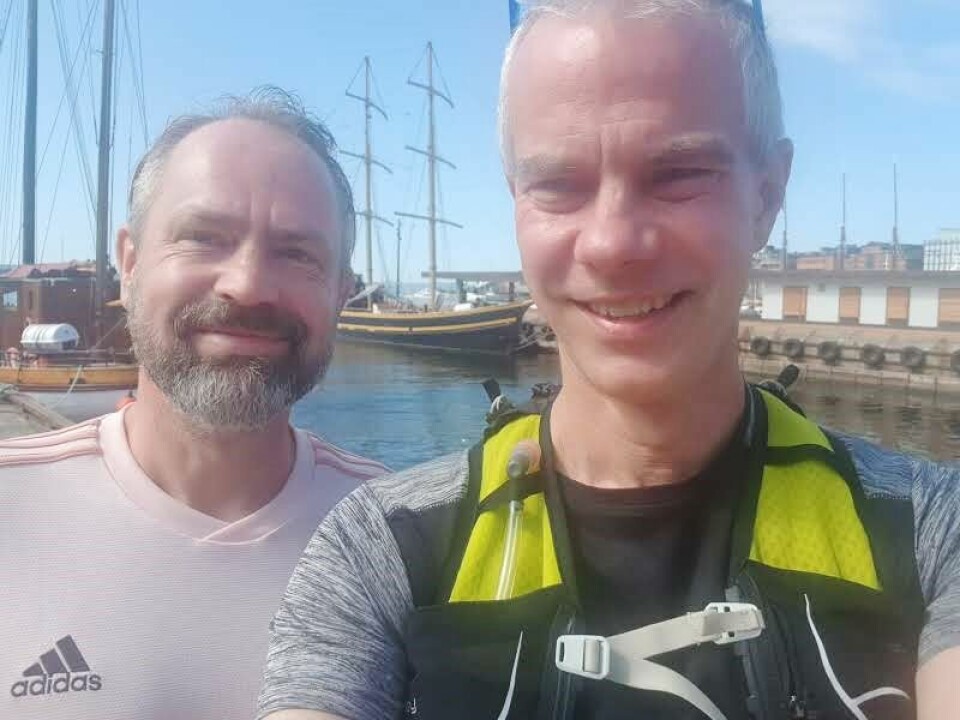 En av sommerens få langturer var en planlagt tur med Asbjørn. En av sommerens få langturer var en planlagt tur med Asbjørn.
